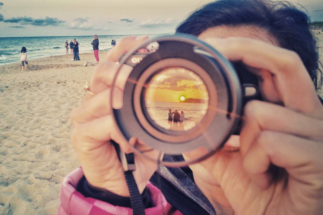 #sunset #beach #sea #olympus #władysławowo #together #poland #polska #polskiemorze #zachodslonca #memories #urlop